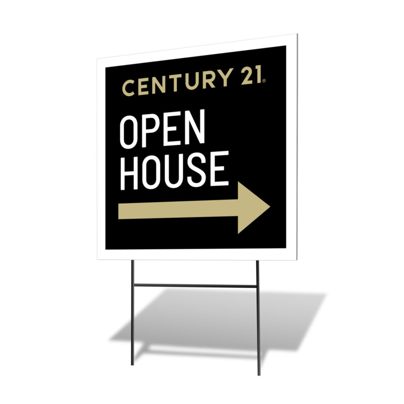 18×18 Century 21 Open House Sign w/H-Stake